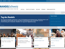 Tablet Screenshot of handel-schweiz.com